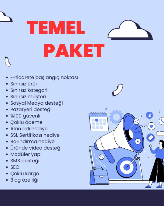 TEMEL E-Ticaret Paketi